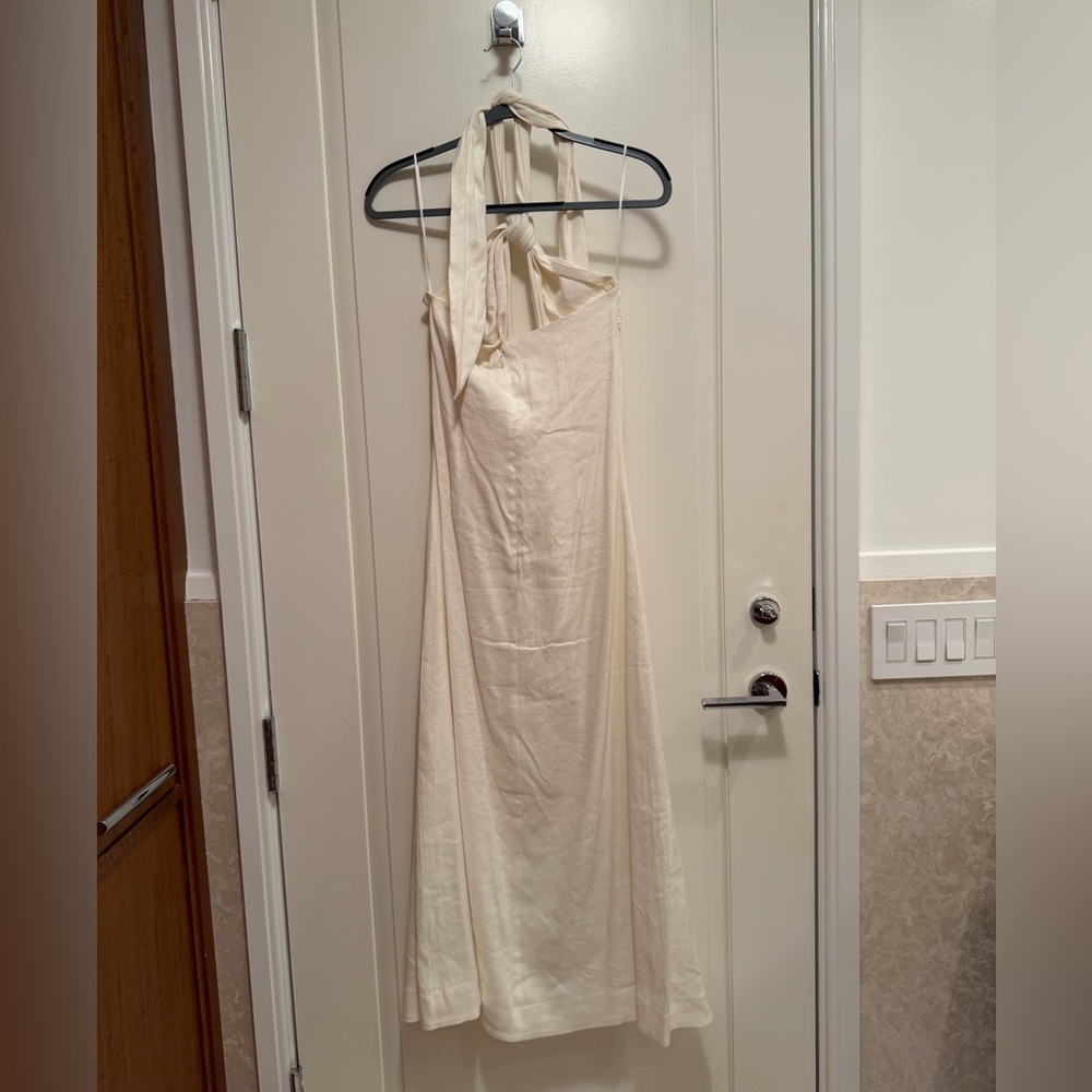 Cult Gaia Ivory Knotted Backless Dress NWT - Picture 9 of 9